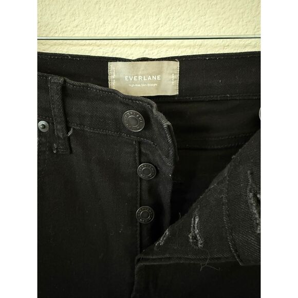 EUC Everlane Cigarette Black Jean, size 29 - Picture 4 of 6